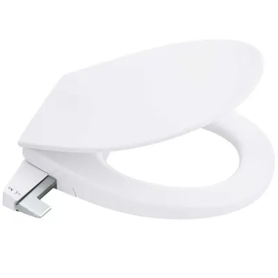 Capac WC Grohe Bau Ceramic 39648SH0, functie bideu, 3/8 inch, 2 brate spalare, Duroplast, filtru, Alb