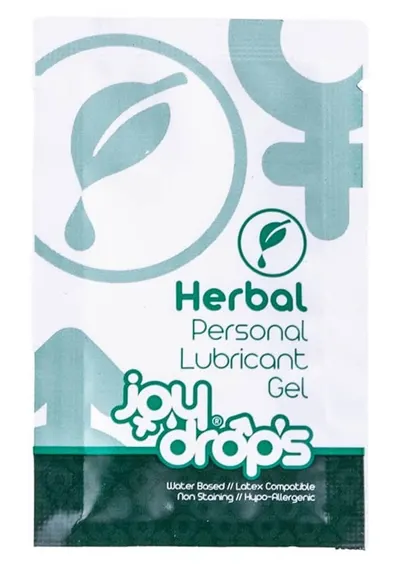 Gel lubrifiant intim, JoyDrops, Herbal, 5 ml