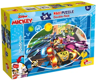Puzzle cu două fețe Lisciani de colorat din 24 piese - Concurenți