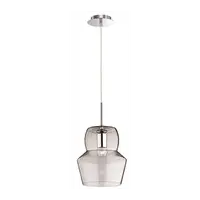 Pendul Zeno Big Trans, 1 bec, dulie E27, D:220mm, H:400/1400mm, Transparent