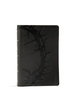 KJV Large Print Personal Size Reference Bible, Charcoal Leathertouch