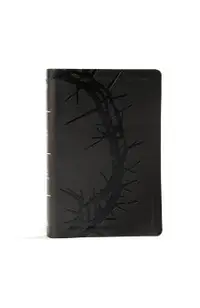 KJV Large Print Personal Size Reference Bible, Charcoal Leathertouch