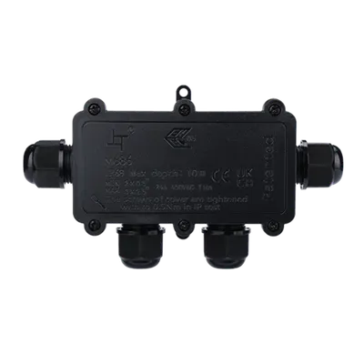 Elmark Junction Box 4 Entry 450vac 24a, Ip68