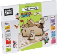 Puzzle 3D Eureka -Descoperă secretele castelelor (engleză)