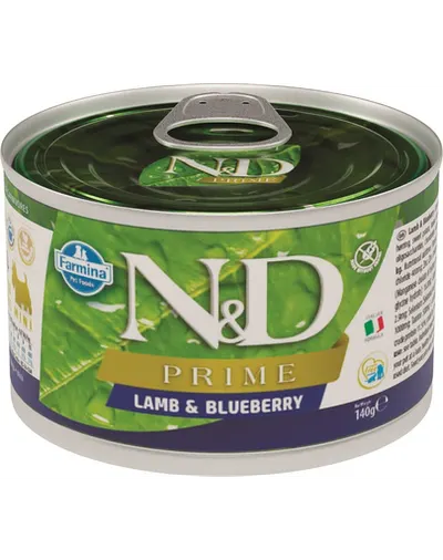 FARMINA N&D Prime dog lamb & blueberry mini 140 g