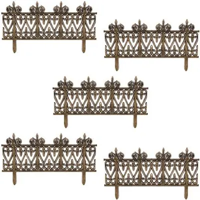 Set 5 gardulete decorative pentru gradina, 62×35 cm, Bronz