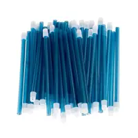 Aspirator Saliva 15 cm, Cap Detasabil Albastru, 100 Bucati