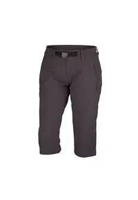 Pantaloni elastici 3/4 regular fit pentru femei Wendy - Argintiu inchis