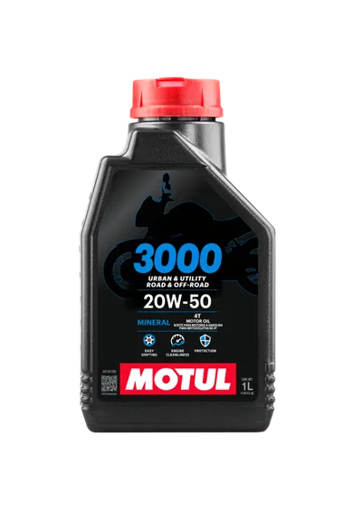 Ulei motor 4T MOTUL 3000 20W-50 1L