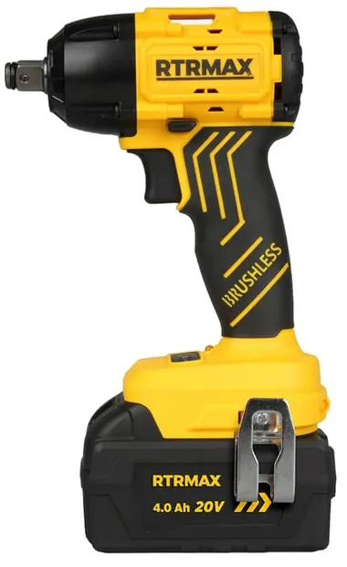 Cheie de impact fără fir RTRMAX - RTS5030, cu 2 baterii, încărcător și husă