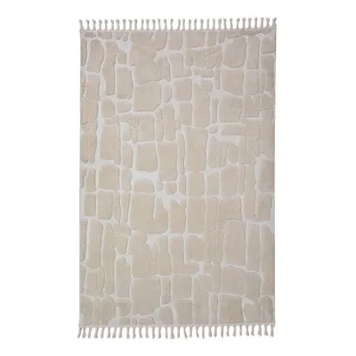 Covor crem 133x190 cm Esra Cobbled – Flair Rugs