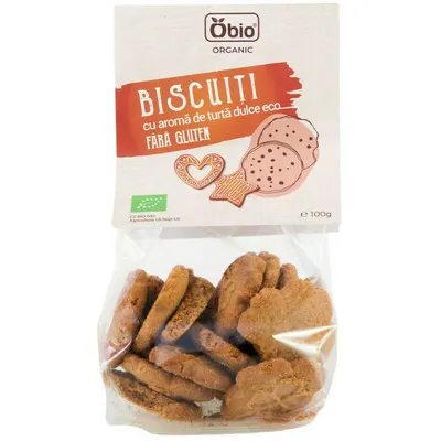 Biscuiti cu aroma de turta dulce bio 100g Obio
