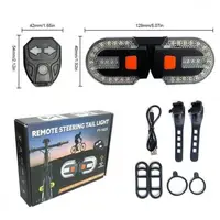 Stop pentru Bicicleta, Functie Semnal, Telecomanda, Incarcare USB