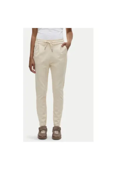 Pantaloni dama - 304785641 - Viscoza/Nylon - Bej - Bej