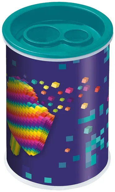 Ascuțitoare dublă Maped Pixel Party - Metalică