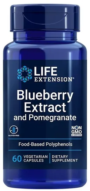 Extract de afine și rodie, 60 capsule, Life Extension