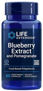 Extract de afine și rodie, 60 capsule, Life Extension