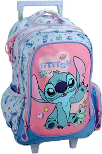 Ghiozdan cu roți GIM Stitch - Tropical