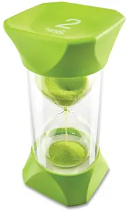 Clepsidra cu nisip Learning Resources - 2 minute, verde