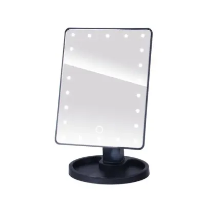 Oglinda makeup iluminata LED pentru machiaj, portabila