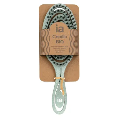 Perie descurcare par biodegradabila verde cu par mistret, Interapothek