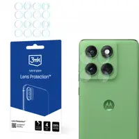 Folie de protectie Camera Spate 3MK Protection pentru Motorola Edge 60, Sticla Flexibila, Set 4 bucati, Transparenta