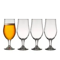 Set 4 pahare pentru bere Lyngby Glas Juvel, 490 ml