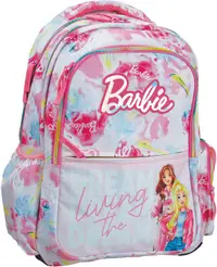 Ghiozdan școlar GIM Barbie - Paints, cu 3 compartimente