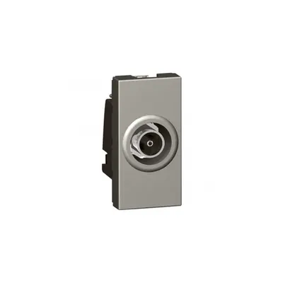 TV priza Arteor - TV single shielded F type - 1 module - magnesium