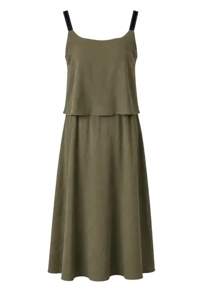 Rochie Maxi - A-line - Kaki