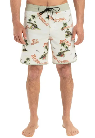 Pantaloni scurti de baie - cu imprimeu tropical Surfsilk Scallop