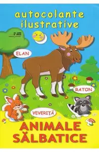 Animale salbatice. Autocolante ilustrative