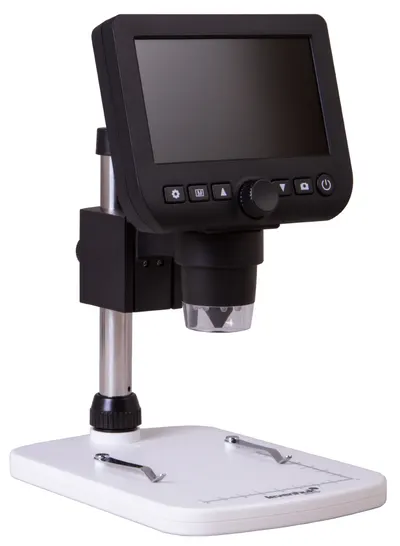 Microscop Levenhuk - DTX 350 LCD, digital, alb/negru