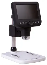 Microscop Levenhuk - DTX 350 LCD, digital, alb/negru