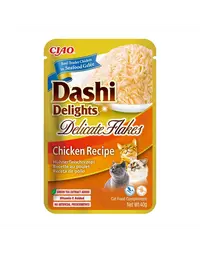 INABA Cat Dashi Delights Delicate Flakes cu pui 40g hrana complementara pisici