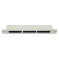 Patchpanel Cat.6 neecranat 24xRJ45U RAL7035
