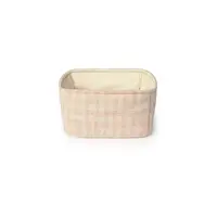 Coș de jucării pentru copii roz deschis din material textil 30x20x20 cm Swan Rose – Lorena Canals