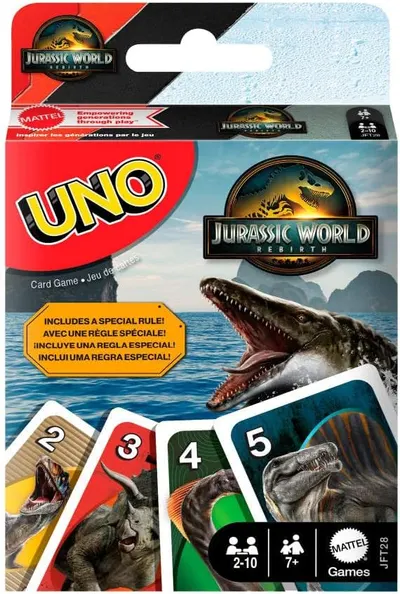 Cărți de joc UNO - Jurrasic World 4