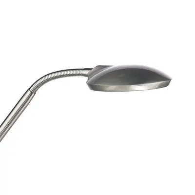 Lampadar de podeaWellington Task Floor Lamp Satin Chrome LED