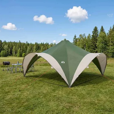 vidaXL Cort pentru Petreceri cu acoperiș Verde 500 x 500 x 350 cm