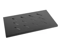 Poliță fixă 19" 1U / 465x315 mm, max. 120 kg, negru