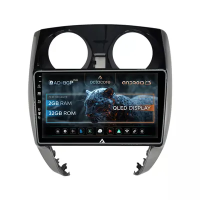 Navigatie Nissan Note (2012-2019), Android, P-Octacore 2GB RAM + 32GB ROM, 10.1 Inch - AD-BGP10002+AD-BGRKIT167