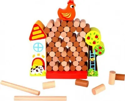 Joc de echilibru si coordonare Tooky toy - Salveaza gaina