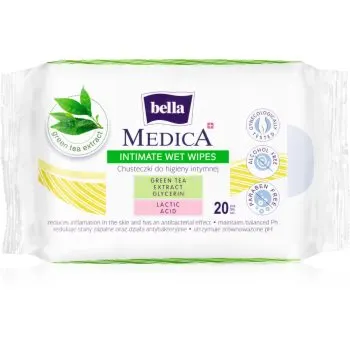 BELLA Medica Green Tea Extract Șervețele umede pentru igiena intima
