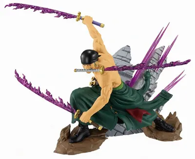 Statuetă Banpresto Animation: One Piece - Roronoa Zoro (Theorama Soul), 21 cm
