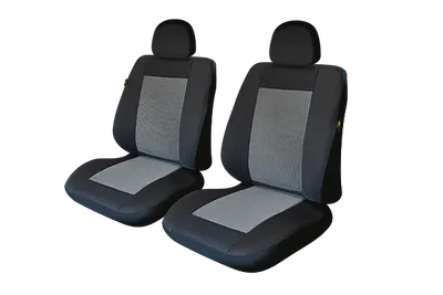 Huse scaun fata Lux negru M1- Set 2 buc