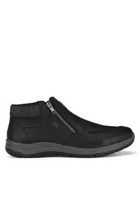 Ghete barbati - botine 03660-00 - piele naturala - negru