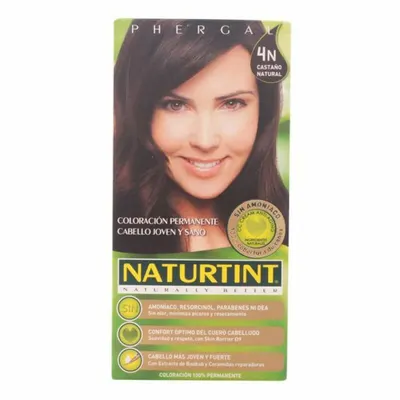 Vopsea permanentă, Naturtint, N4, castaniu natural, fără amoniac