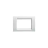 Placa ornament Virna - tehnopolimer gloss finish - 2 module- CLOUD WHITE - SYSTEM