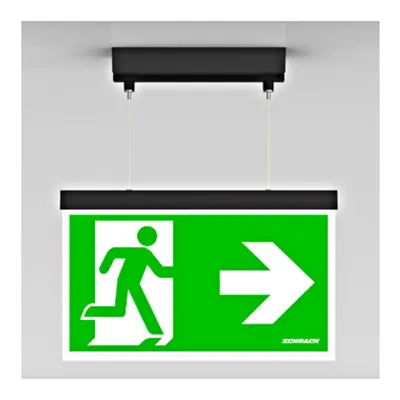 C.il. Siguranta AX antracit, LED, suspendat aparent